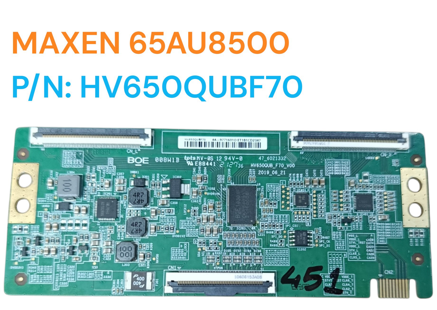 برد تیکان مکسن مدل MAXEN 65AU8500