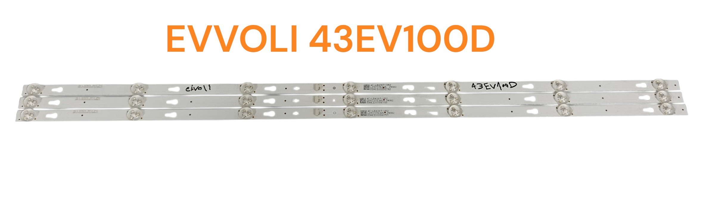 بکلایت تلویزیون ایوولی مدل 43EV100D
